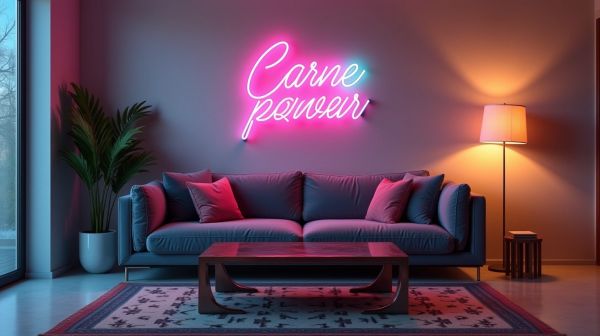Comment choisir le néon déco idéal pour votre intérieur
