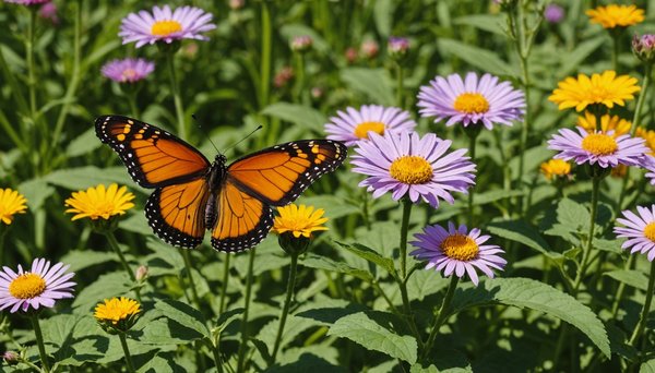 Créer un jardin fleuri pour les papillons